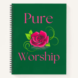 Floral Pure Worship Notitieboek