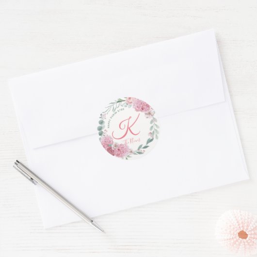 Floral Purim Label (Envelop)