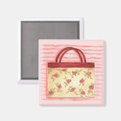 Floral Purse Magneet (Voorkant / Achterkant)