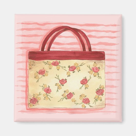 Floral Purse Magneet (Voorkant)
