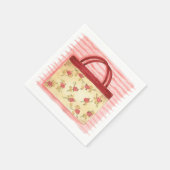 Floral Purse - Papier Napkins Servet (Hoek)