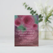 Floral QR Code Marsala Roos Burgundy (Staand voorkant)