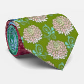 floral quilt design stropdas (Opgerold)