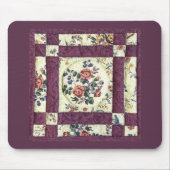 Floral Quilt Mousepad Muismat (Voorkant)