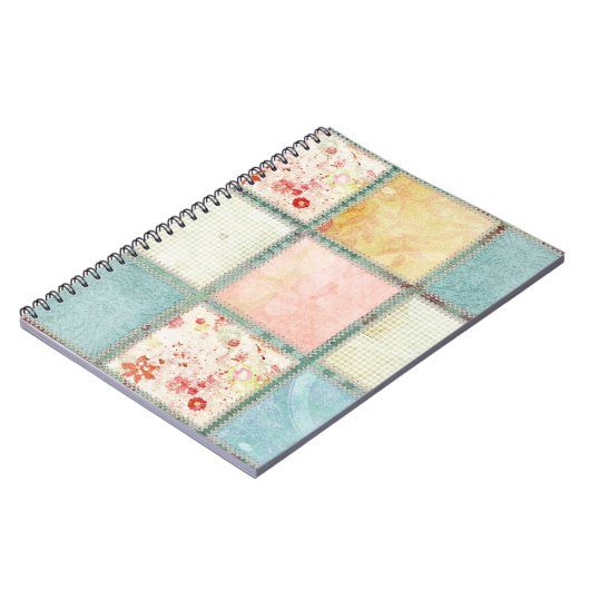 Floral Quilt Square Notitieboek (Linkerzijde)