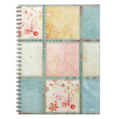 Floral Quilt Square Notitieboek (Voorkant)