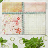 Floral Quilt Square Theedoek (Gevouwen)