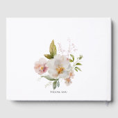 Floral Quinceanera foto Gastenboek (Achterkant)