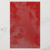 Floral Quinceanera Menu Red Silver Faux Folie (Achterkant)