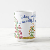 Floral Quote Coffee Mok "Beauful Morning" (Center)