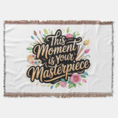 Floral Quote Design Deken (Voorkant)