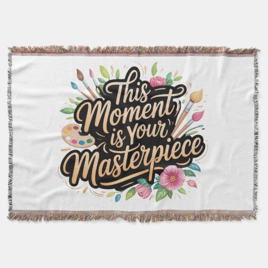 Floral Quote Design Deken (Voorkant)