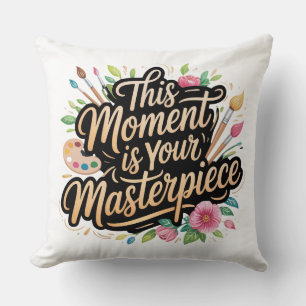 Floral Quote Design Sierkussen