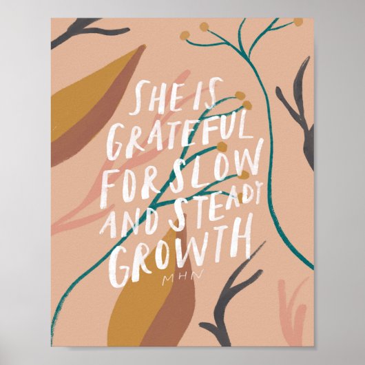 Floral quote poster (Voorkant)