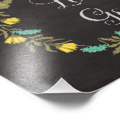 Floral Quote Print, Inspirerend Quote Foto Afdruk (Hoek)