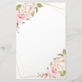 Floral raad de spelkaart van het Vrijgezellenfeest Flyer (Achterkant)