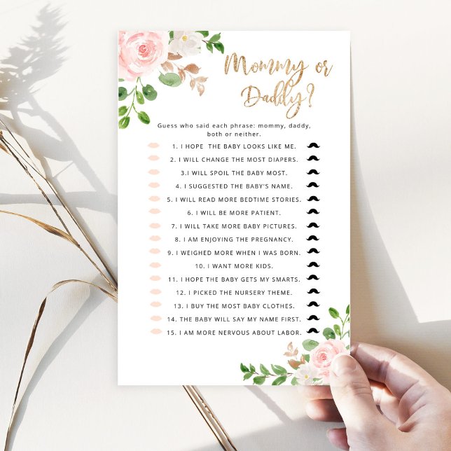 Floral Raad die het over mama- of papa-spel zei (Creator heeft geüpload)