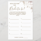 Floral Raad eens hoe oud ze was... Flyer (Voorkant)