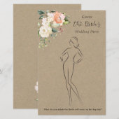 Floral raadt het dresse Vrijgezellenfeest spel Briefpapier (Voorkant / Achterkant)