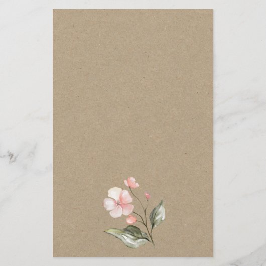 Floral raadt het dresse Vrijgezellenfeest spel Flyer (Achterkant)