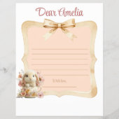 Floral Rabbit First Year Board Flyer (Voorkant)