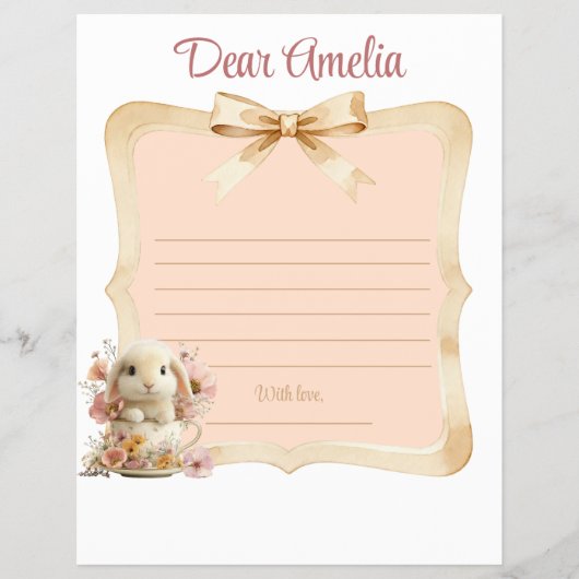 Floral Rabbit First Year Board Flyer (Voorkant)