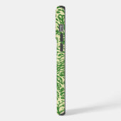 Floral Rabbit Natuur Geïnspireerde Kunstdruk iPhone Hoesje (Linkerkant)