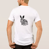 Floral Rabbit Tri-Blend Shirt (Achterkant)