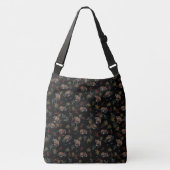 Floral Raccoons Cute Sleeping Raccoon  Crossbody Tas (Voorkant)