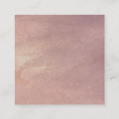 Floral Radiant Bloom Bruiloft Website Informatiekaartje (Achterkant)