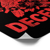 Floral Radicalized By Basic Decency Feminist Activ Poster (Hoek)