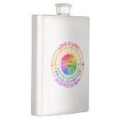 Floral Rainbow politieke en sociale standaard Flacon (Rechts)