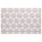 Floral Rainbow Spots patterned Fabric Stof (Fat Quarter)