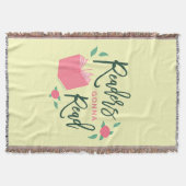 Floral Readers lezen het boek Deken (Voorkant)