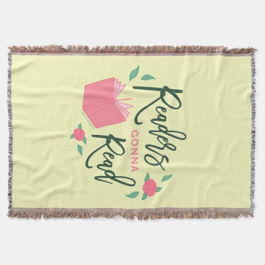 Floral Readers lezen het boek Deken (Voorkant)