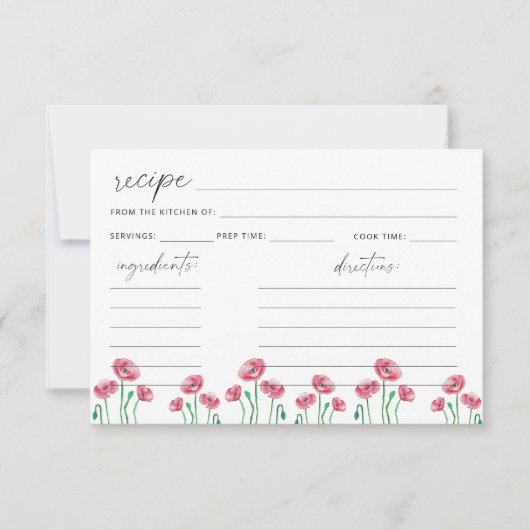 Floral recept (Voorkant)