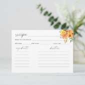 Floral recept (Staand voorkant)