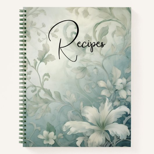 Floral Recipe Notitieboek (Voorkant)