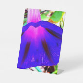  Floral Reclamebord Met Voetstuk (Voorkant)