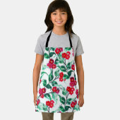 Floral Red Color Flowers Pattern-56698 Schort (Insitu)