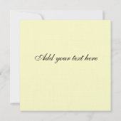 Floral Red Cream Black Kaart (Achterkant)