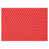 Floral Red en White Tablecloth Tafelkleed (Voorkant (Horizontaal))