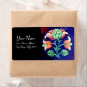 FLORAL Red Green Blue Etiket (Insitu)