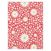 Floral Red Pattern Tafelkleed (Voorkant)