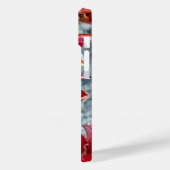 Floral Red Stargazer Lily Case-Mate iPhone Case (Achterkant / Links)