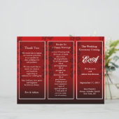 Floral Red van de omslag van het Programma van de  (Staand voorkant)