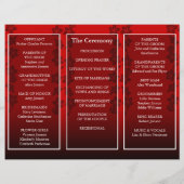 Floral Red van de omslag van het Programma van de  (Achterkant)