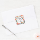  Floral Red White Dit boek behoort tot de Stickers (Envelop)