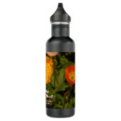 Floral redt onze Natuur Planet Flowers personalise Waterfles (Rechts)
