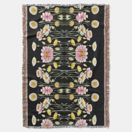 Floral Reflections Deken (Voorkant Verticaal)